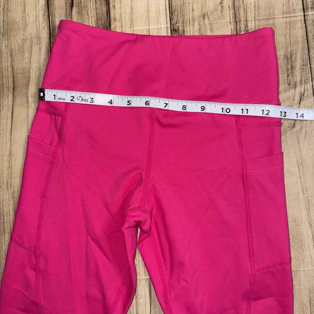 Zyia Active Women’s Pocket Light and Tight Pink Capri Leggings Size 4 - Picture 7 of 9